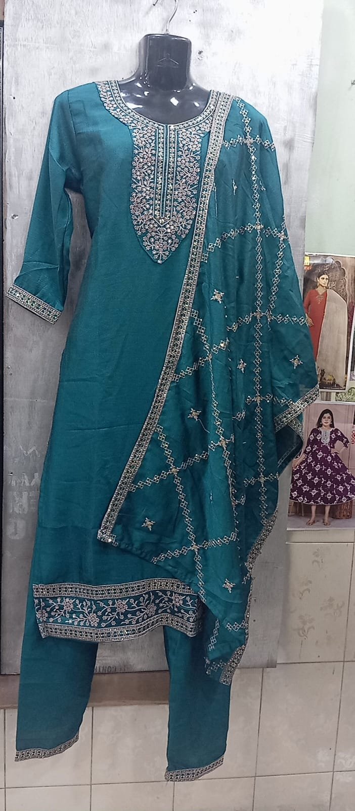 3 PCS SET GRAND KURTIS