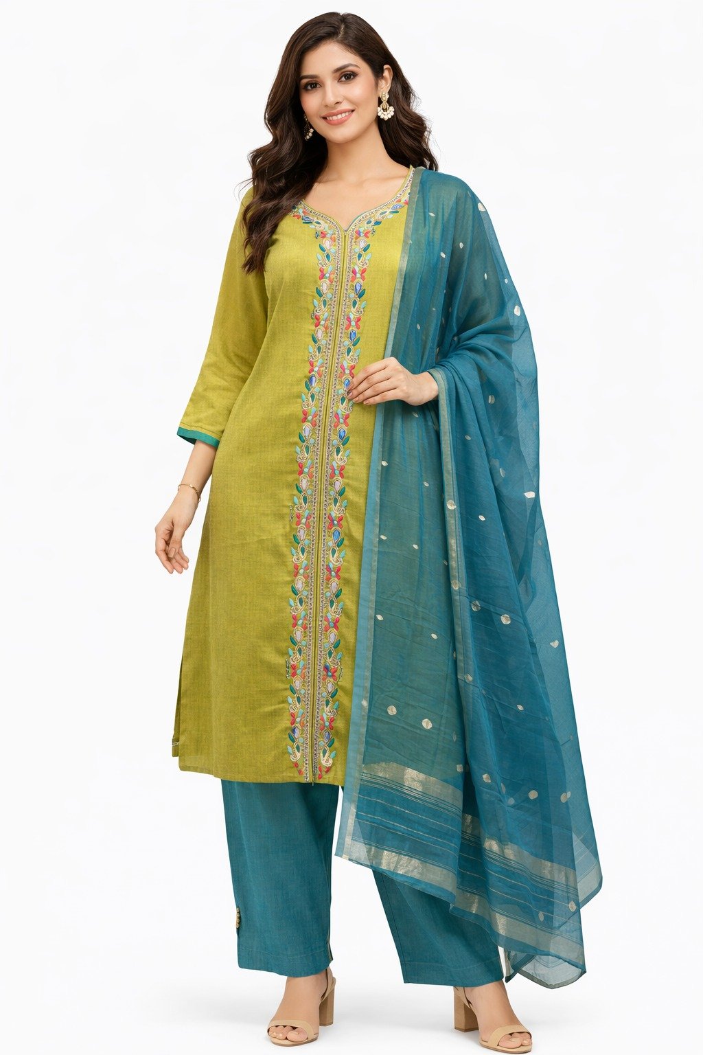 3 PCS SET GRAND KURTIS