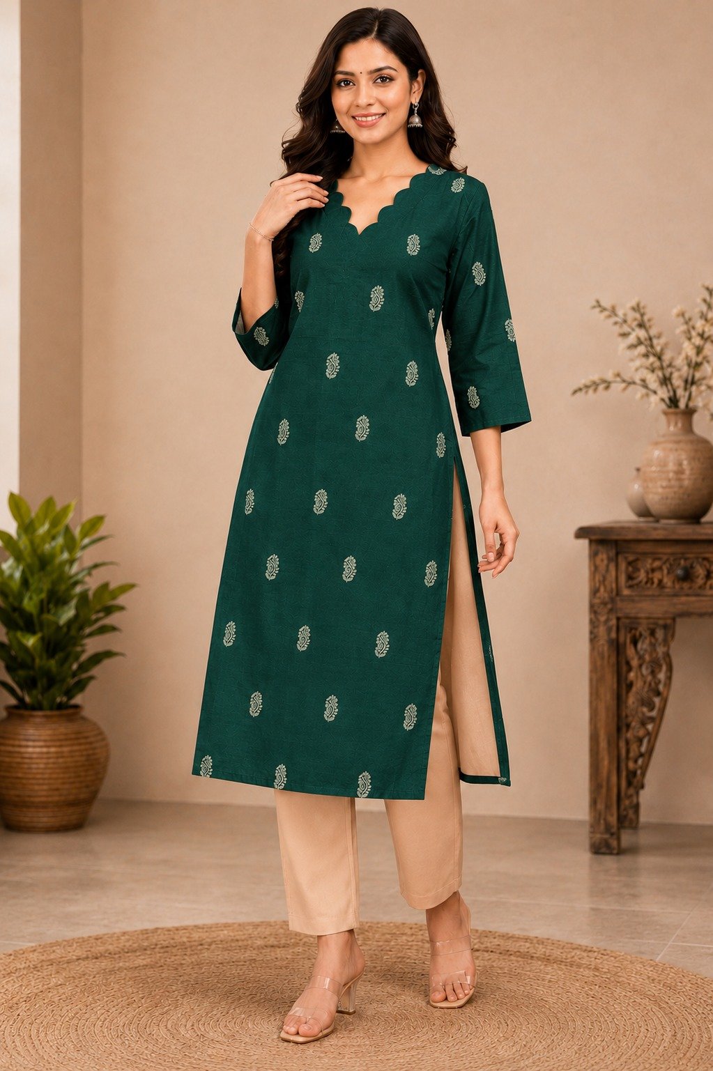SIDE OPEN KURTIS