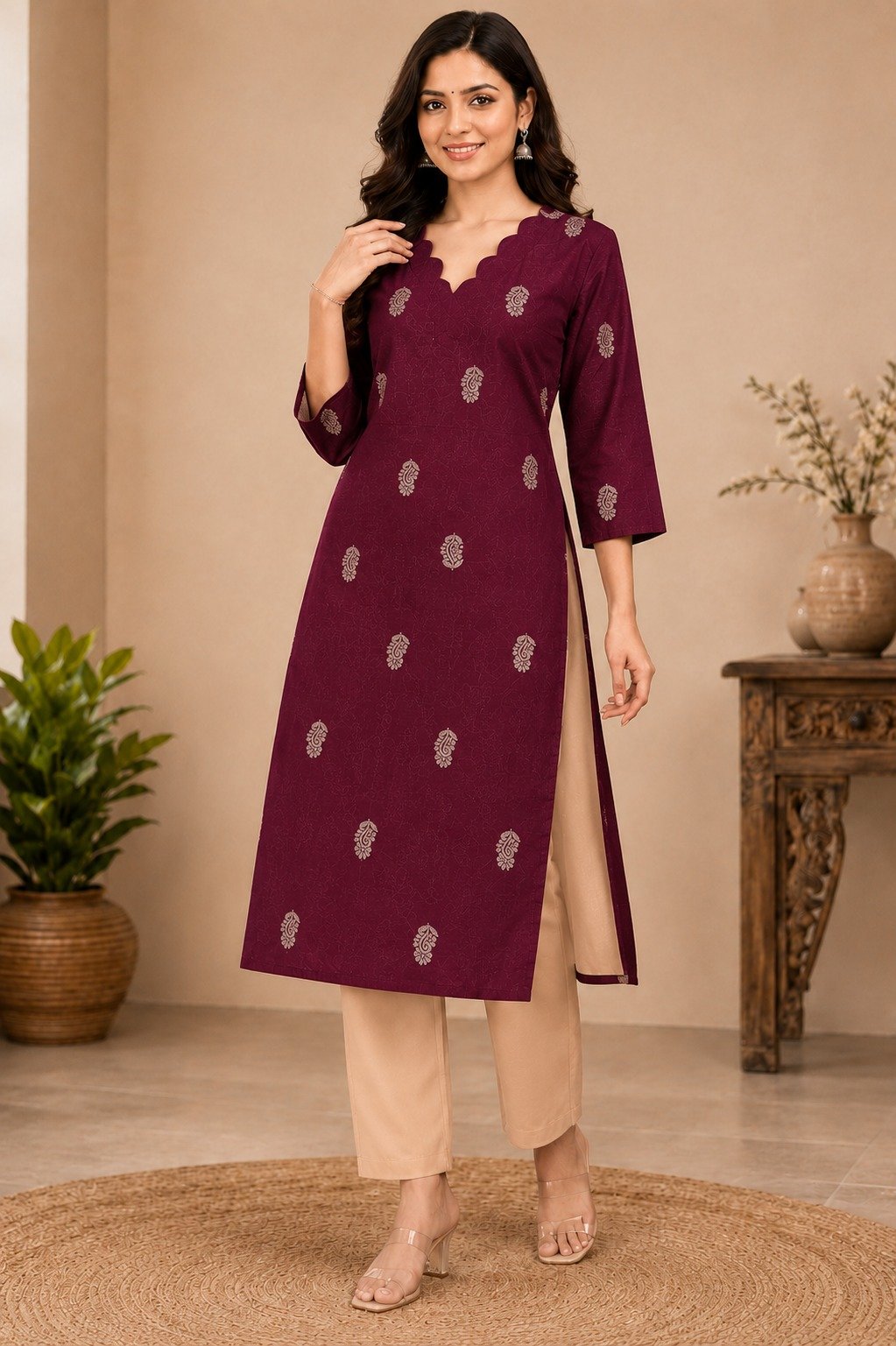 SIDE OPEN KURTIS