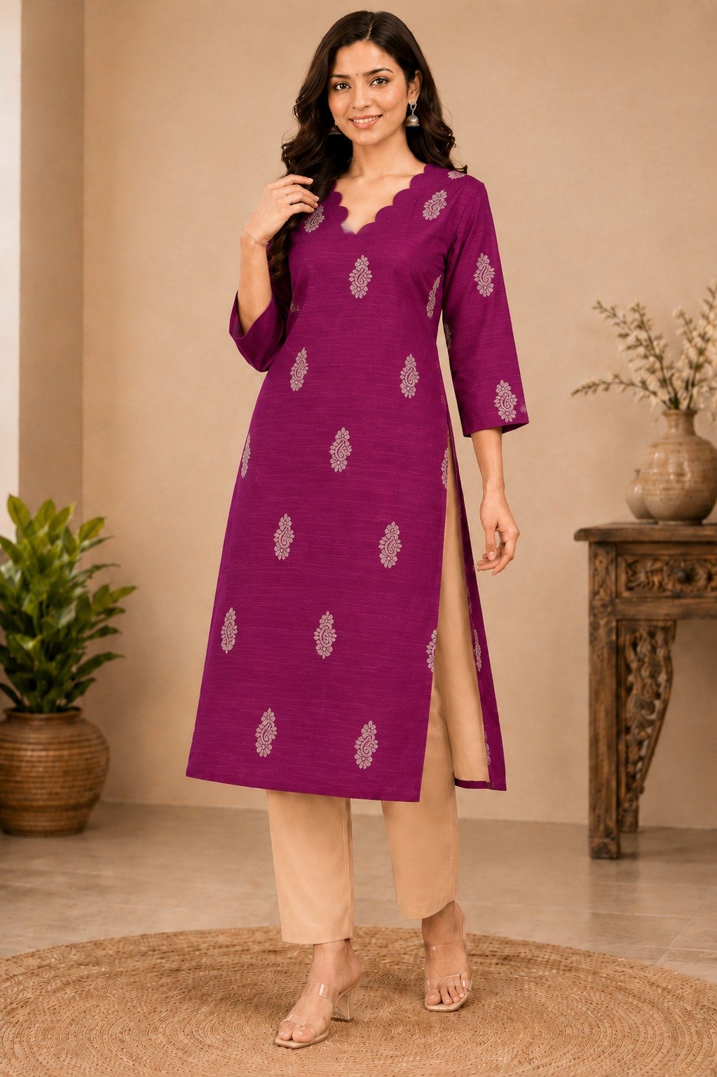 SIDE OPEN KURTIS