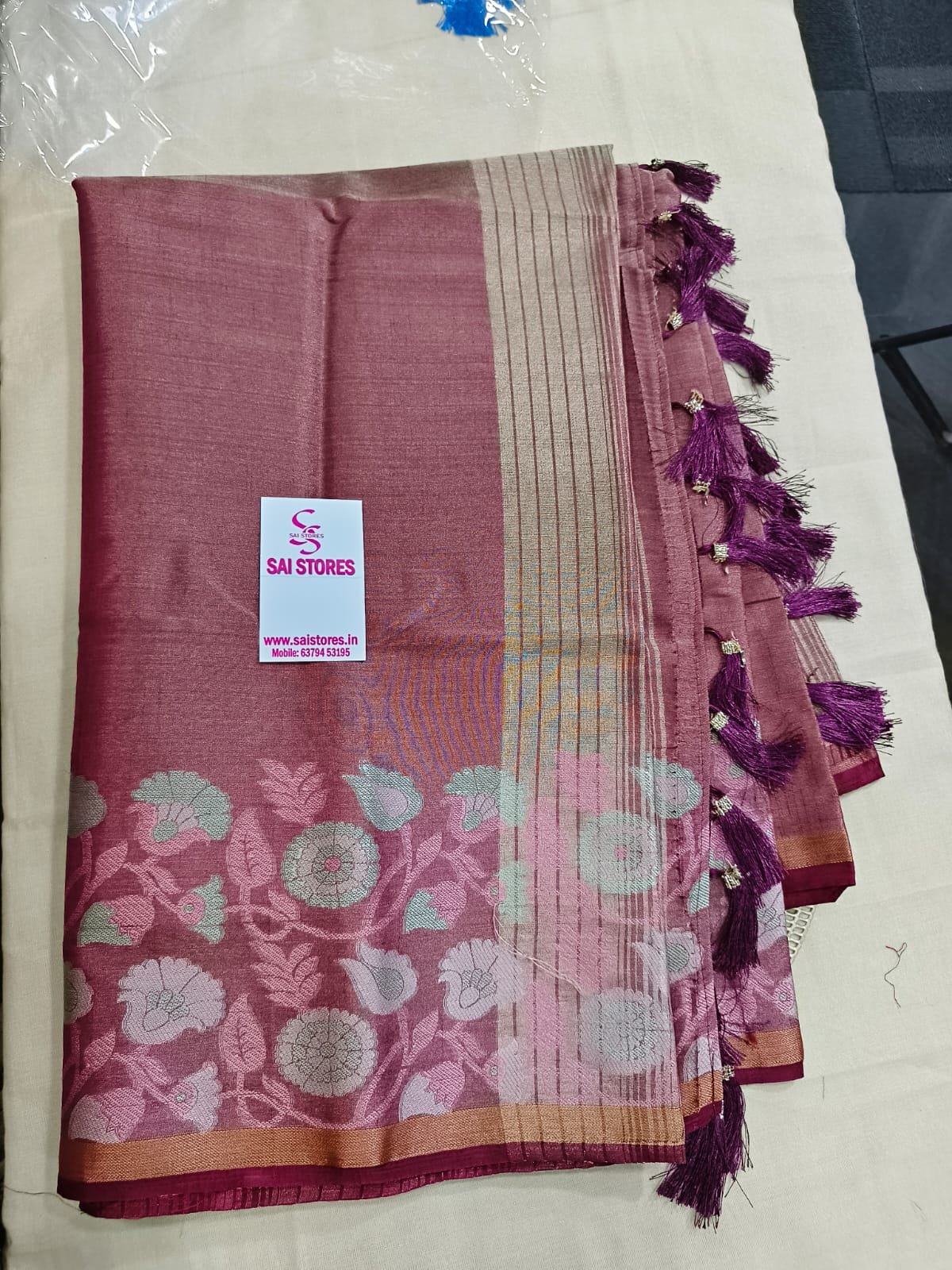 TISSUE COTTON SAREES