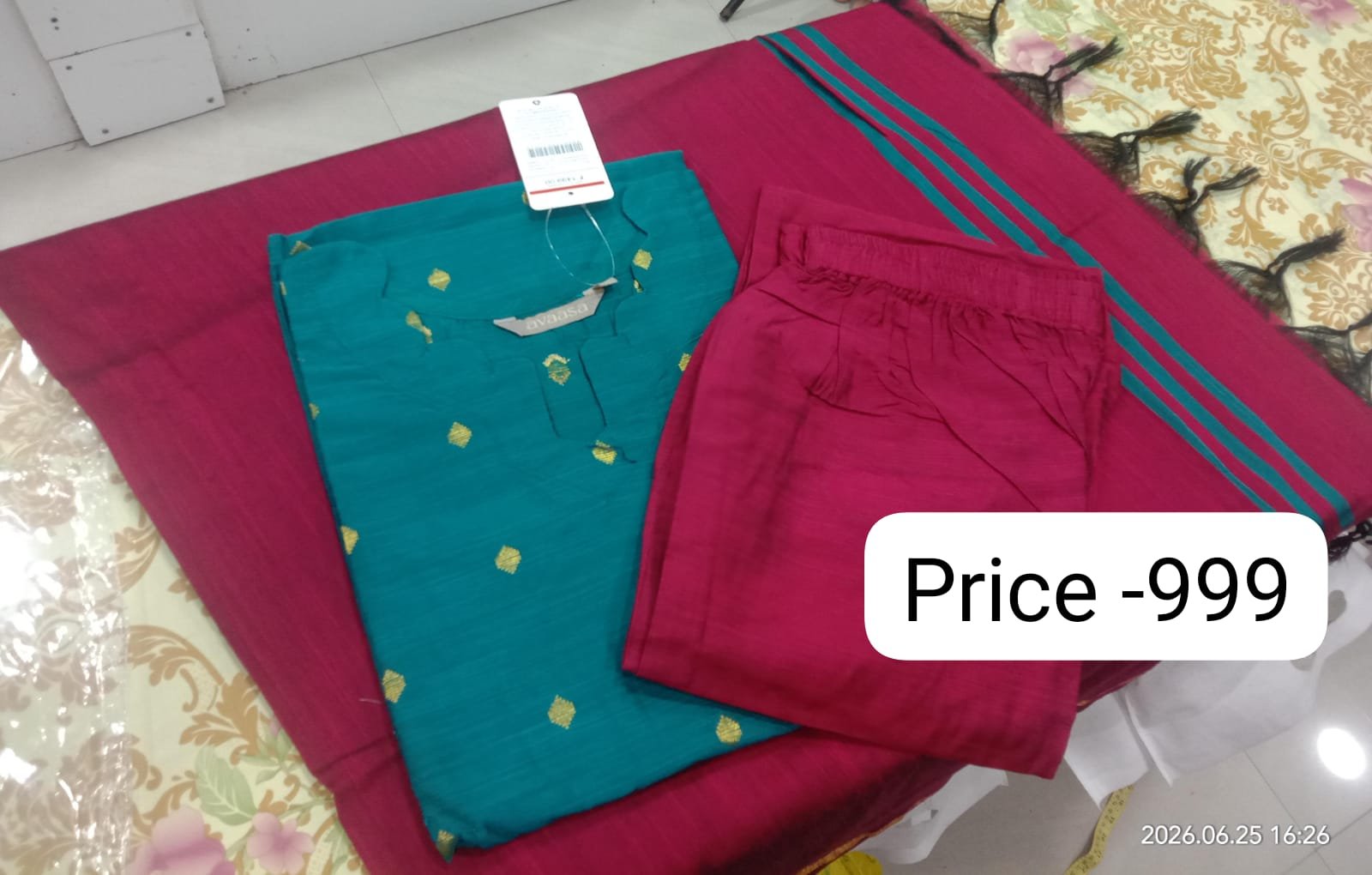 3 PCS SET GRAND KURTIS