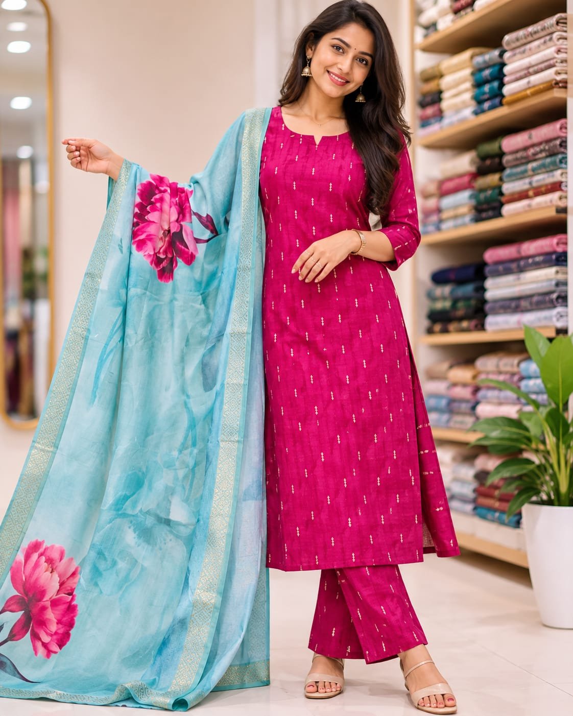 3 PCS SET GRAND KURTIS