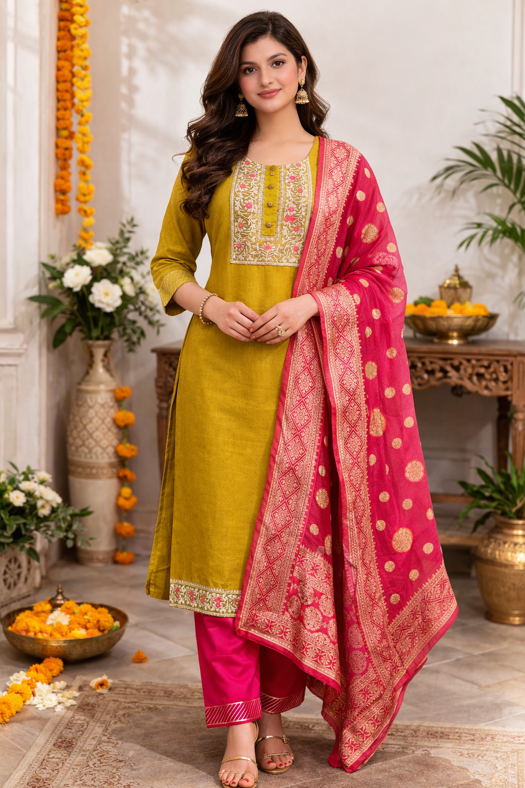 3 PCS SET GRAND KURTIS