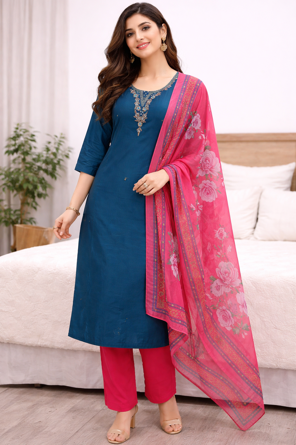 3 PCS SET GRAND KURTIS