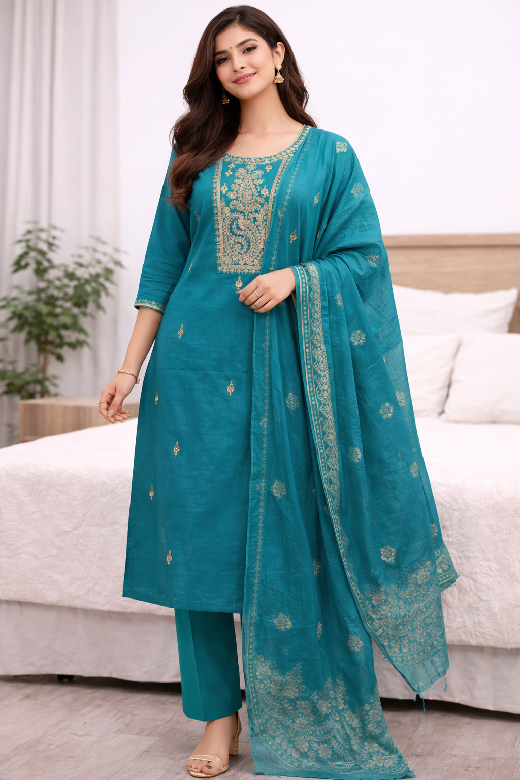 3 PCS SET GRAND KURTIS