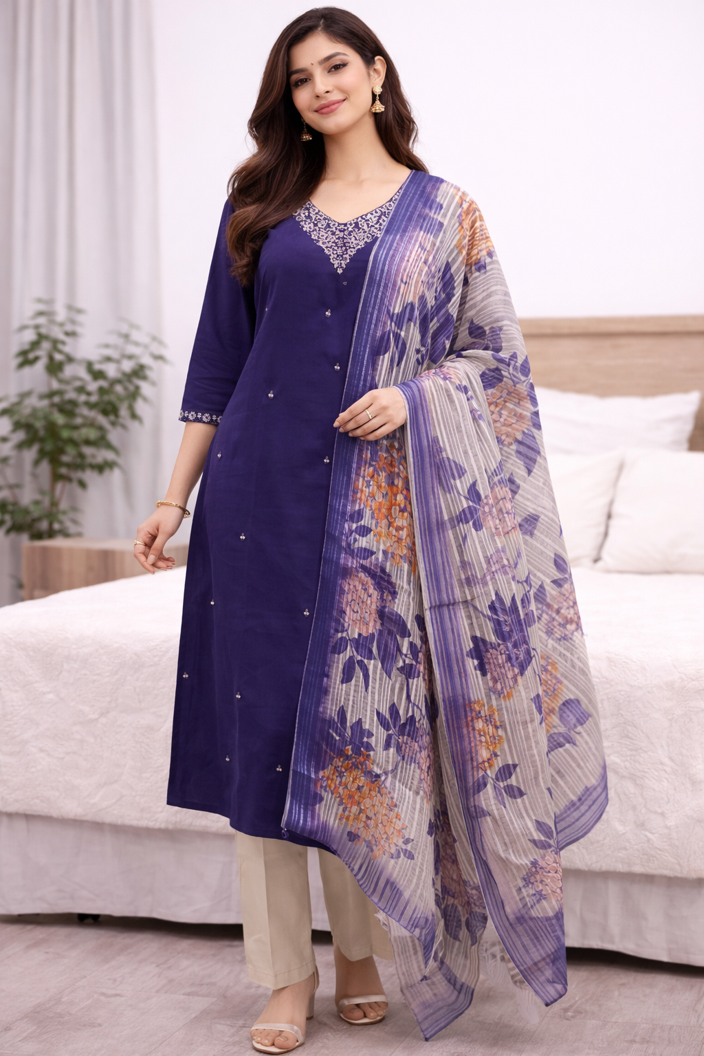 3 PCS SET GRAND KURTIS