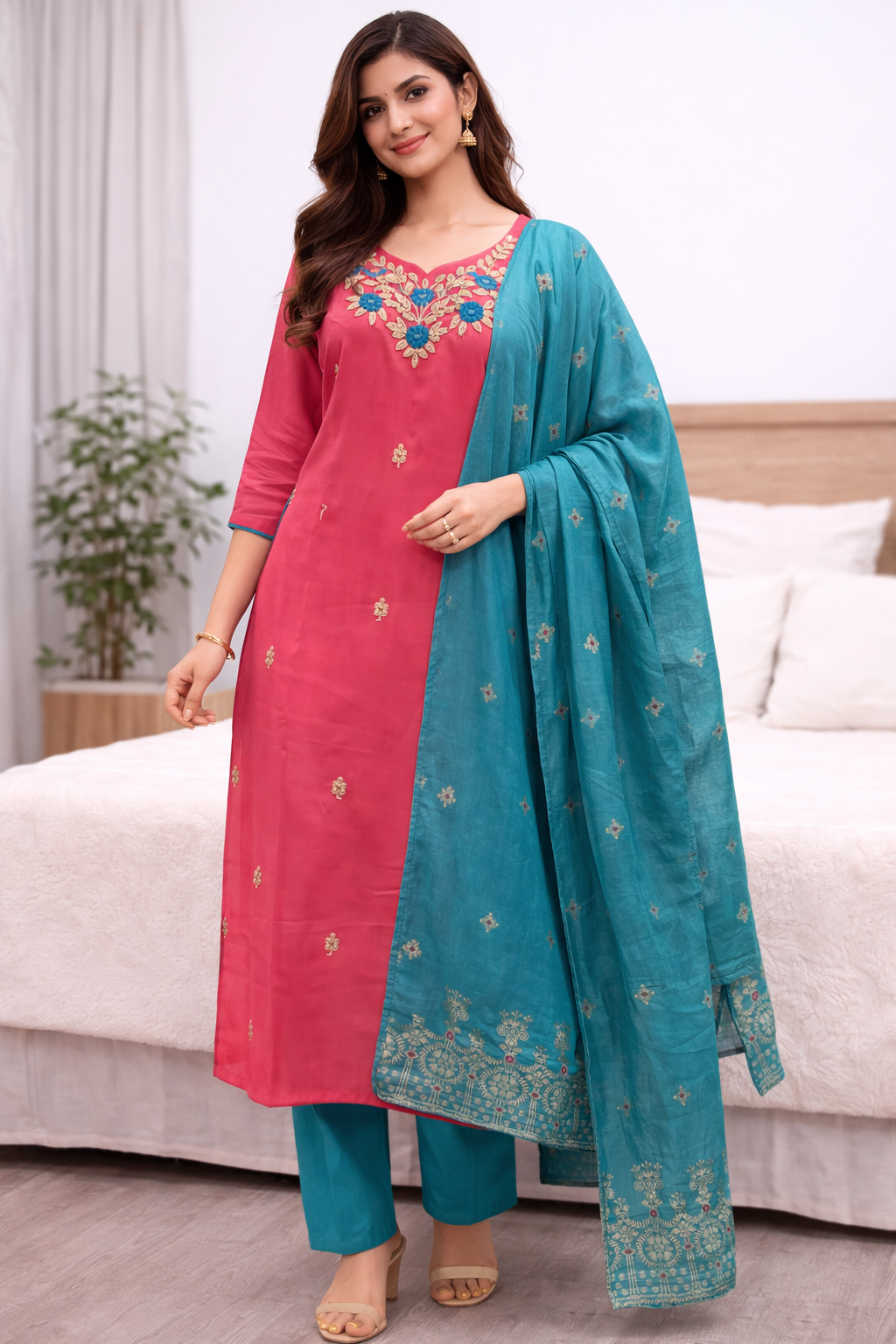 3 PCS SET GRAND KURTIS