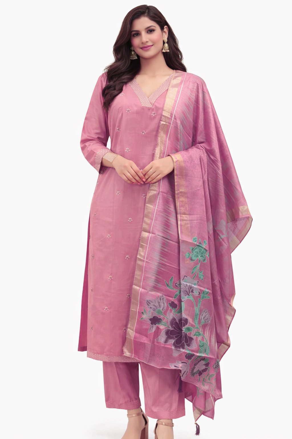 3 PCS SET GRAND KURTIS