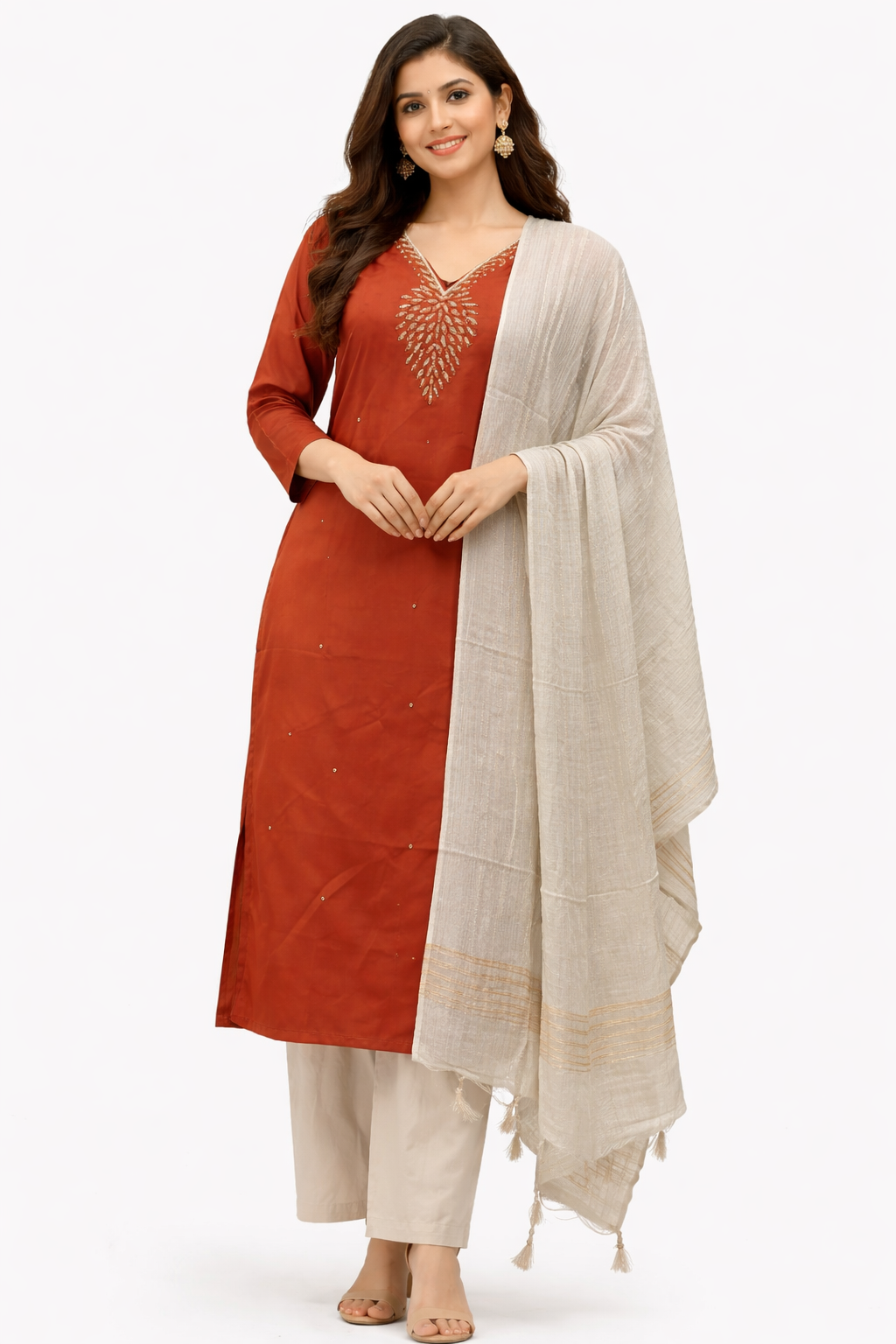 3 PCS SET GRAND KURTIS