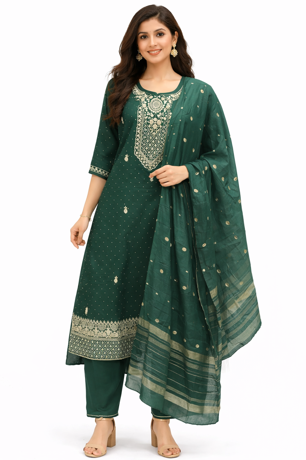 3 PCS SET GRAND KURTIS