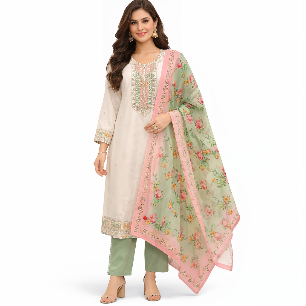 3 PCS SET GRAND KURTIS