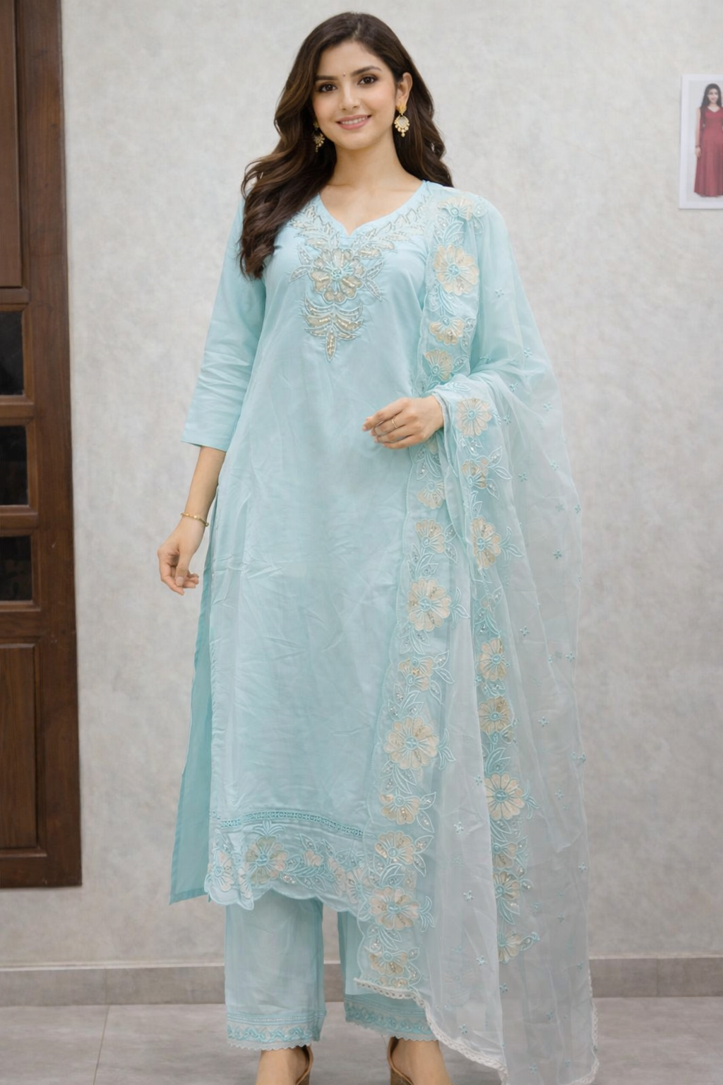 3 PCS SET GRAND KURTIS