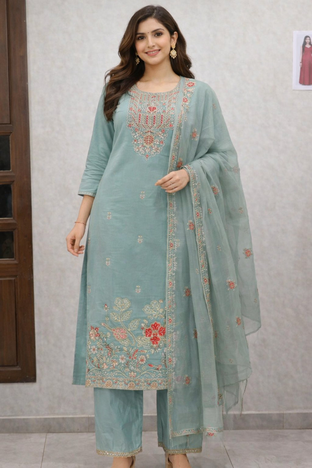 3 PCS SET GRAND KURTIS