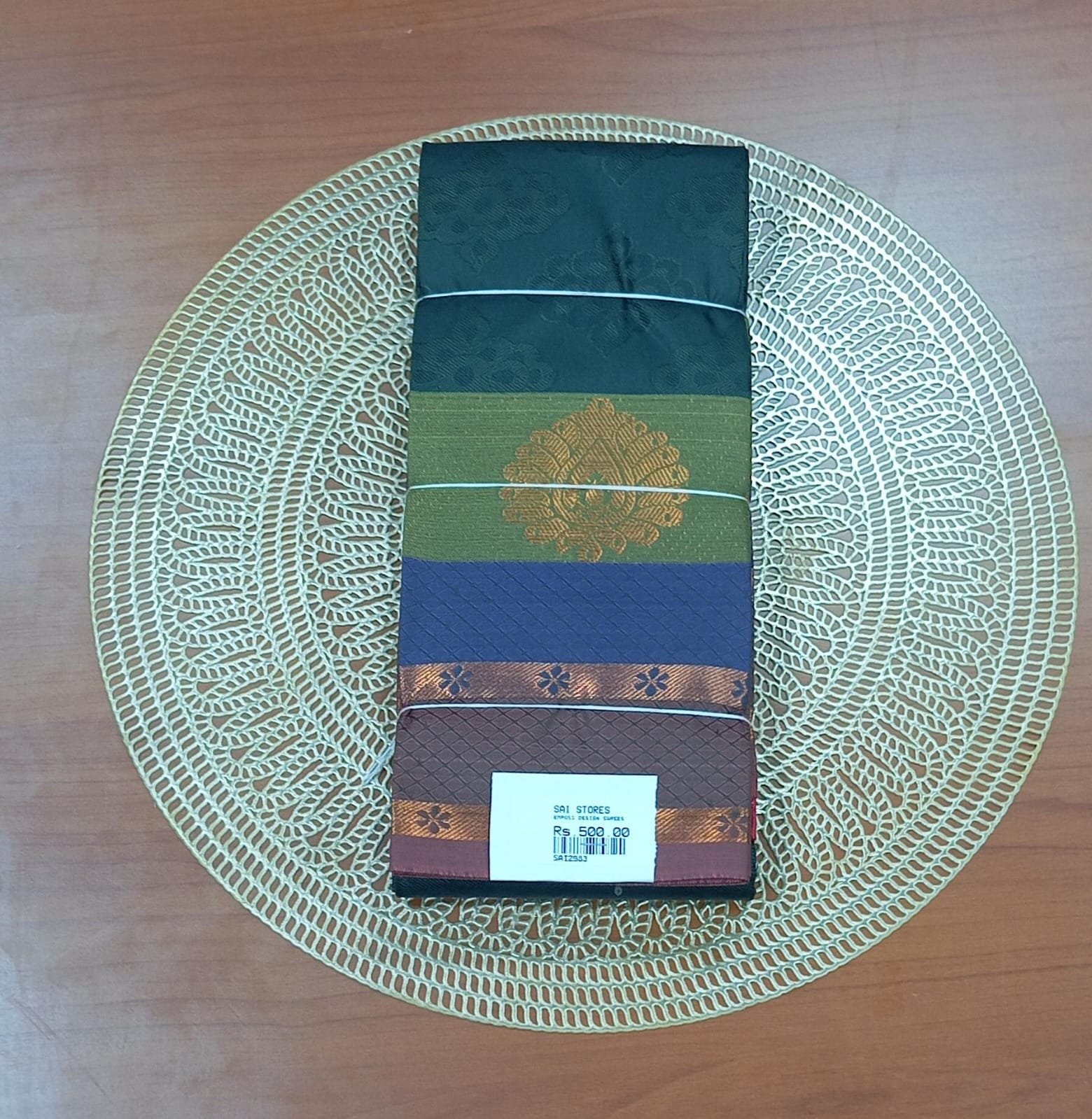 EMPOSS DESIGN SAREES