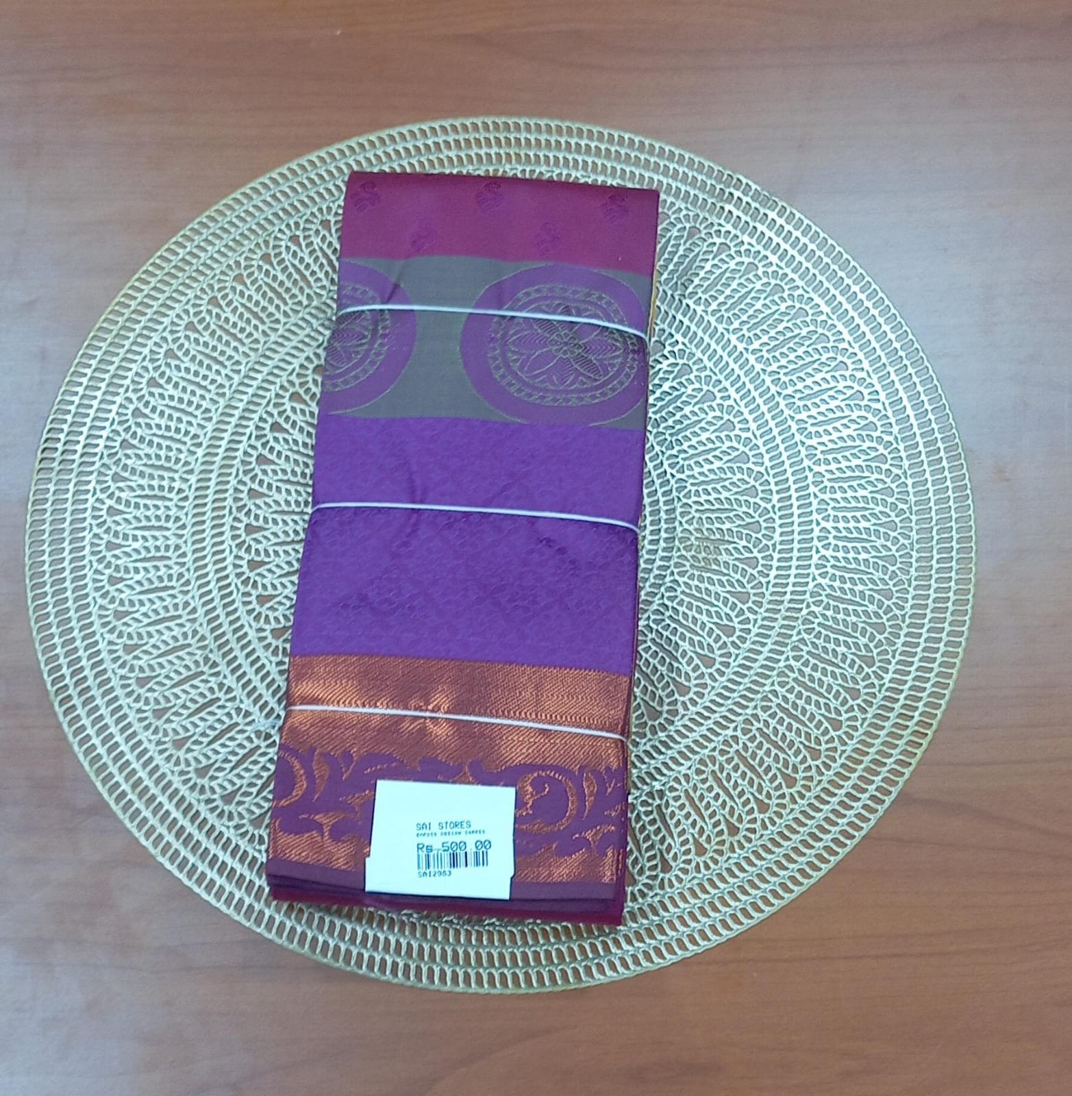 EMPOSS DESIGN SAREES