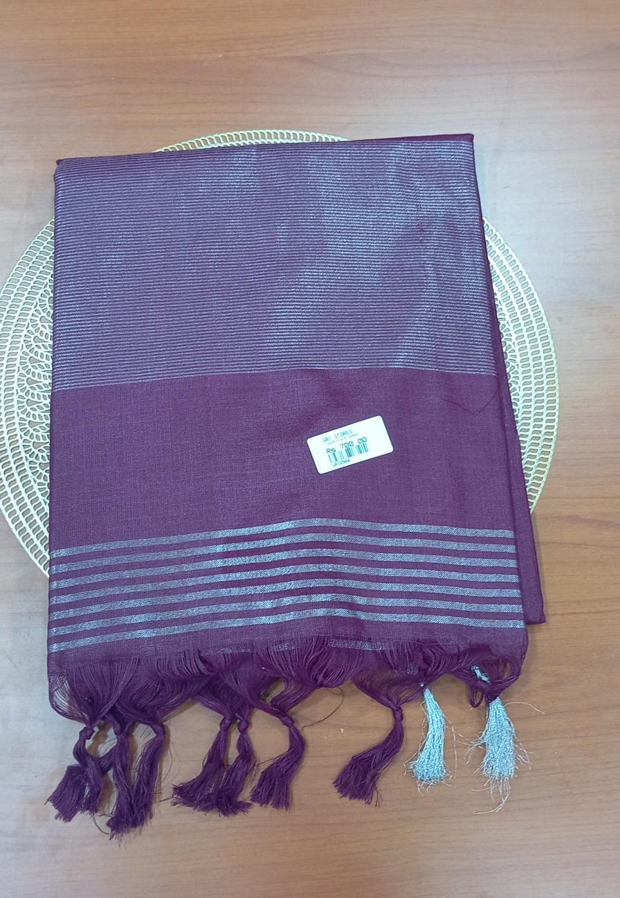 TISSUE COTTON SAREES